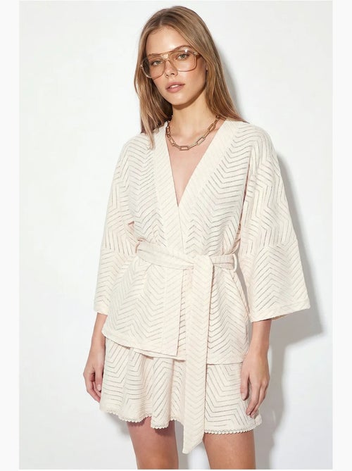 Ensemble blouse et jupe en coton à motif géométrique lucci - Kiabi
