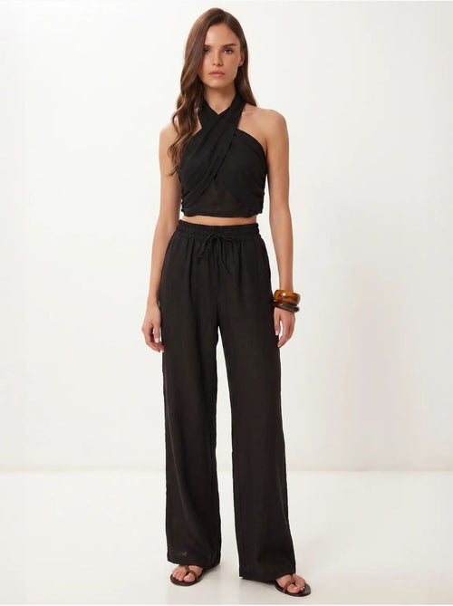 Ensemble blouse halter et pantalon large istanbul - Kiabi
