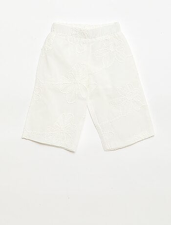 Ensemble blouse + pantalon avec broderies - 2 pièces