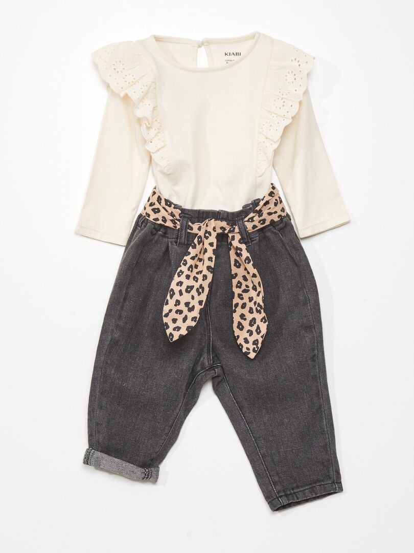 Ensemble best sale blouse pantalon