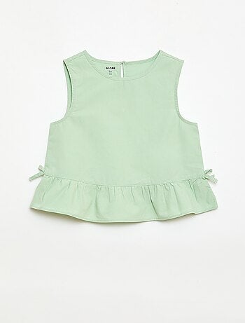 Ensemble blouse sans manches + pantalon - 2 pièces