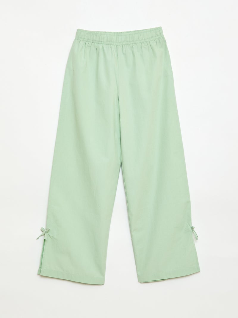 Ensemble blouse sans manches + pantalon - 2 pièces Vert - Kiabi