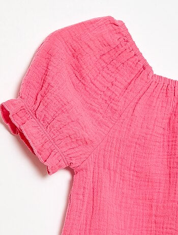 Ensemble blouse + short uni - 2 pièces