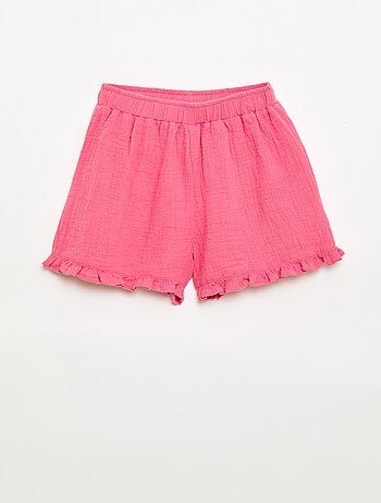 Ensemble blouse + short uni - 2 pièces