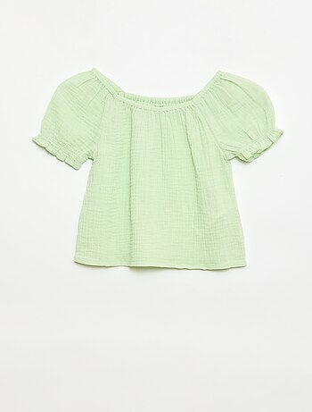 Ensemble blouse + short uni - 2 pièces