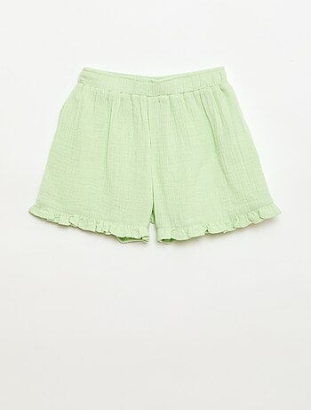 Ensemble blouse + short uni - 2 pièces