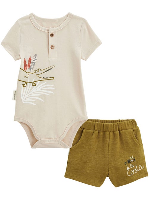 Ensemble body bébé et short Costa - Kiabi