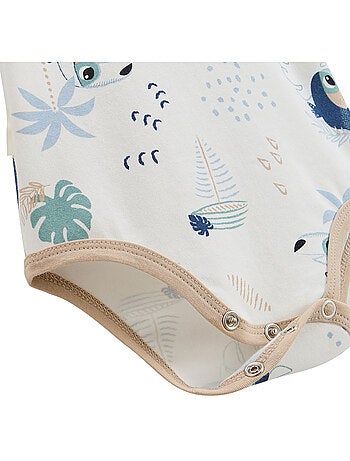 Ensemble body bébé et short en gaze de coton Toucana