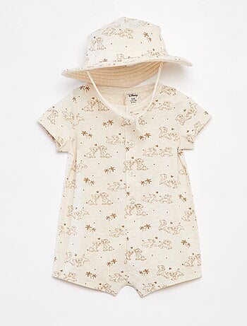 Ensemble body + chapeau 'Disney' - 2 pièces