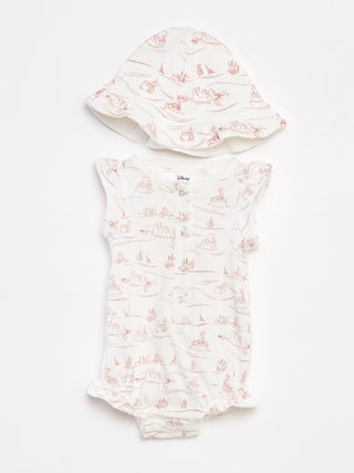 Ensemble body + chapeau 'Disney' - 2 pièces