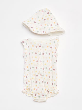 Ensemble body + chapeau 'Disney' - 2 pièces
