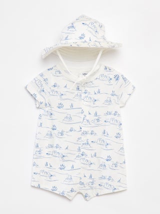 Ensemble body + chapeau 'Disney' - 2 pièces