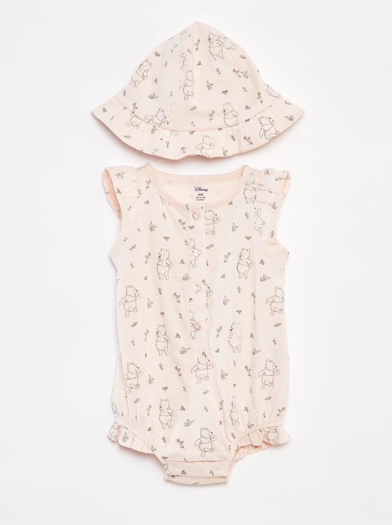 Ensemble body + chapeau 'Disney' - 2 pièces ROSE - Kiabi