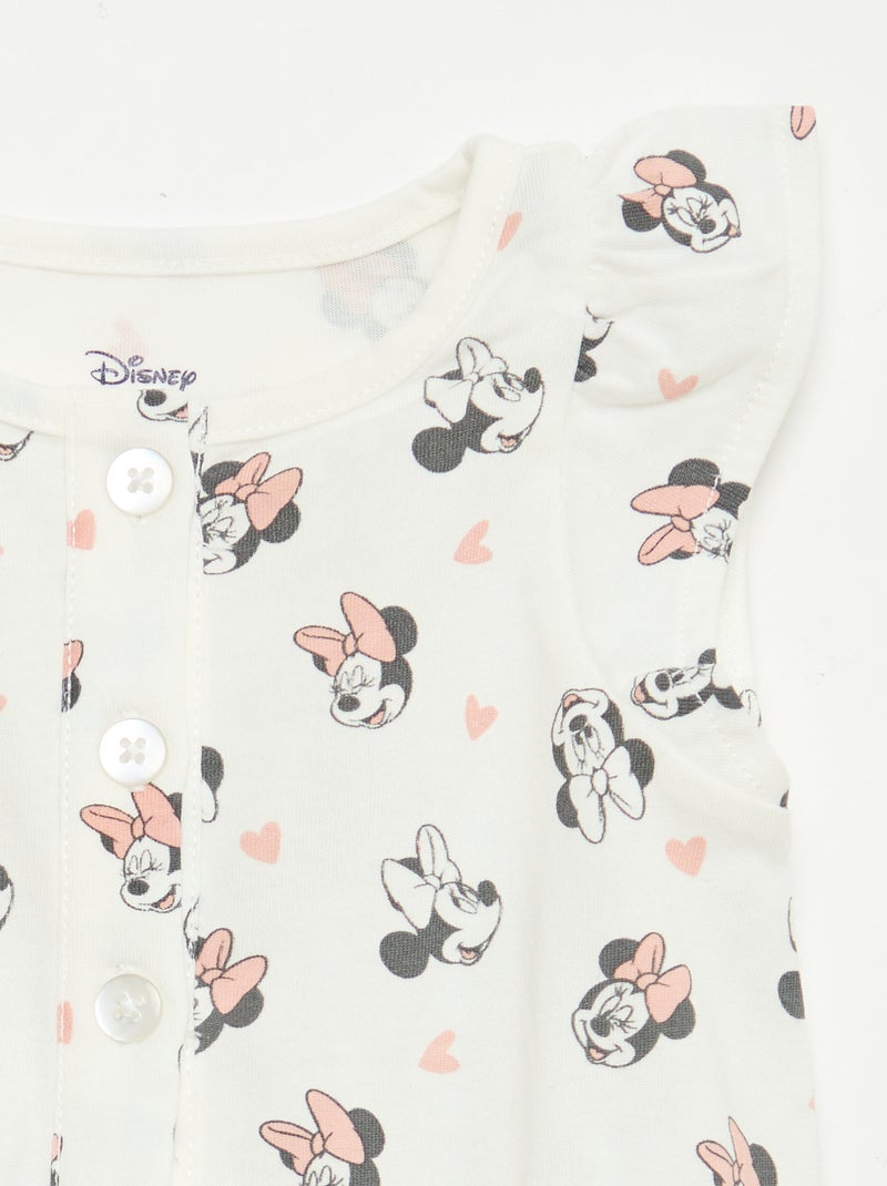 Ensemble body + chapeau 'Minnie' 'Disney' - 2 pièces Blanc - Kiabi
