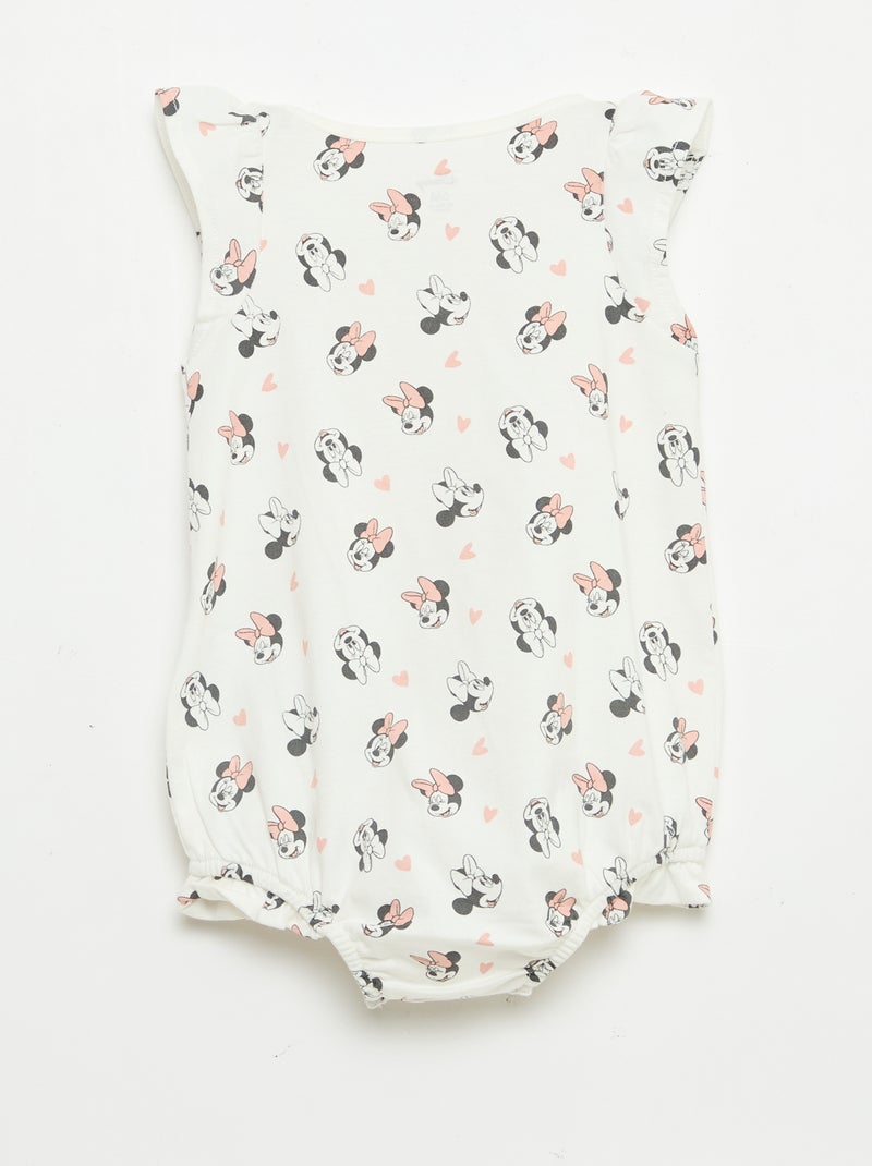 Ensemble body + chapeau 'Minnie' 'Disney' - 2 pièces Blanc - Kiabi