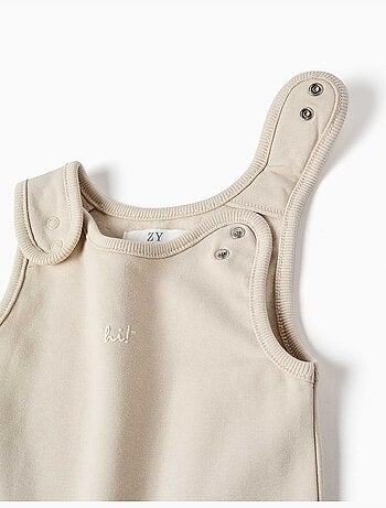 Ensemble body et combinaison en coton