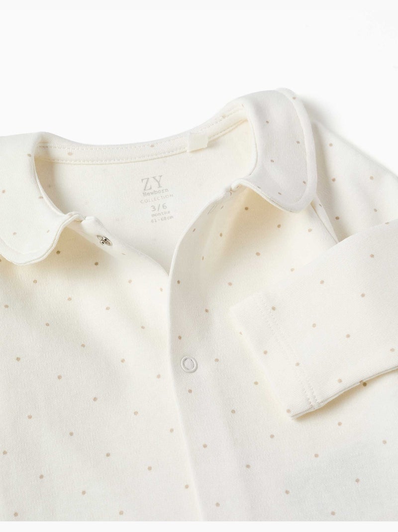 Ensemble body et combinaison en coton Gris clair - Kiabi