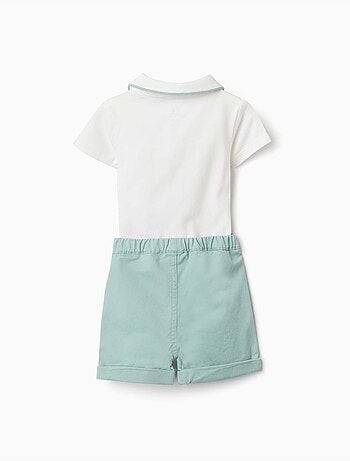 Ensemble body et short en coton