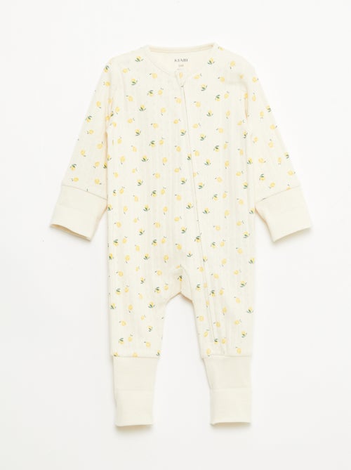 Ensemble body évolutif + dors bien en maille côtelée - Kiabi