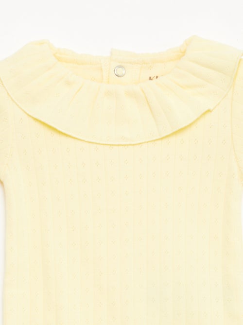 Ensemble body évolutif + dors bien en maille côtelée - Kiabi