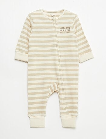 Ensemble body évolutif + dors bien en maille côtelée