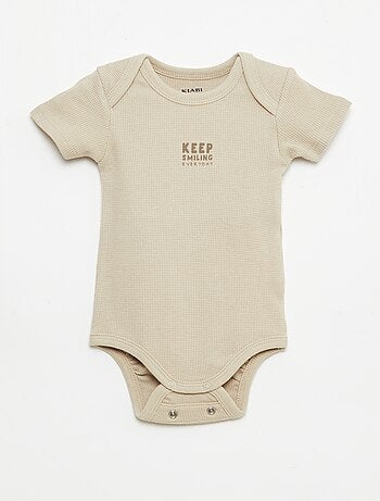 Ensemble body évolutif + dors bien en maille côtelée