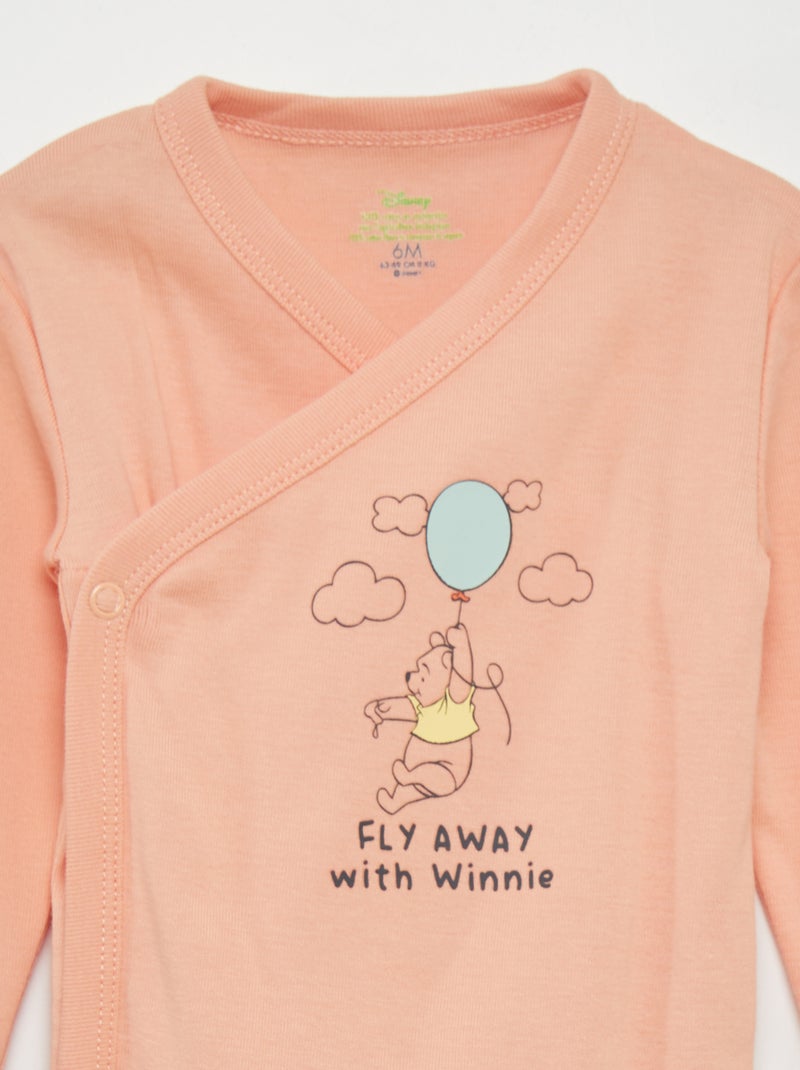 Ensemble body + legging avec pieds + bonnet 'Disney' Orange - Kiabi