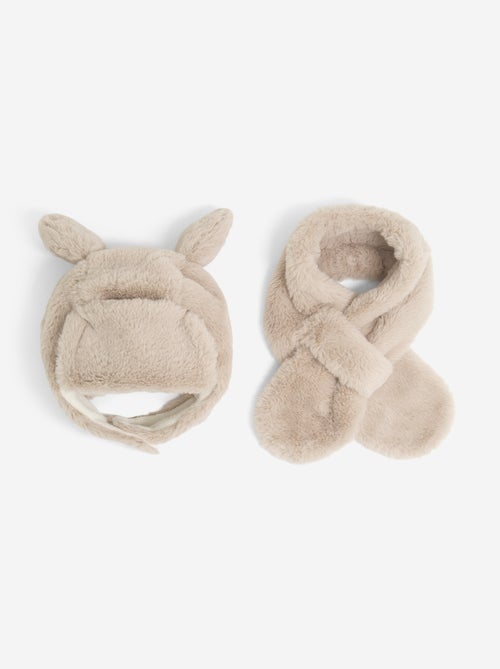 Ensemble bonnet + écharpe - 2 pièces - Kiabi