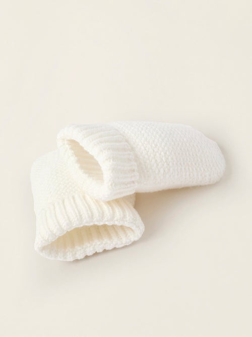 Ensemble Bonnet + Gants en Maille - Kiabi