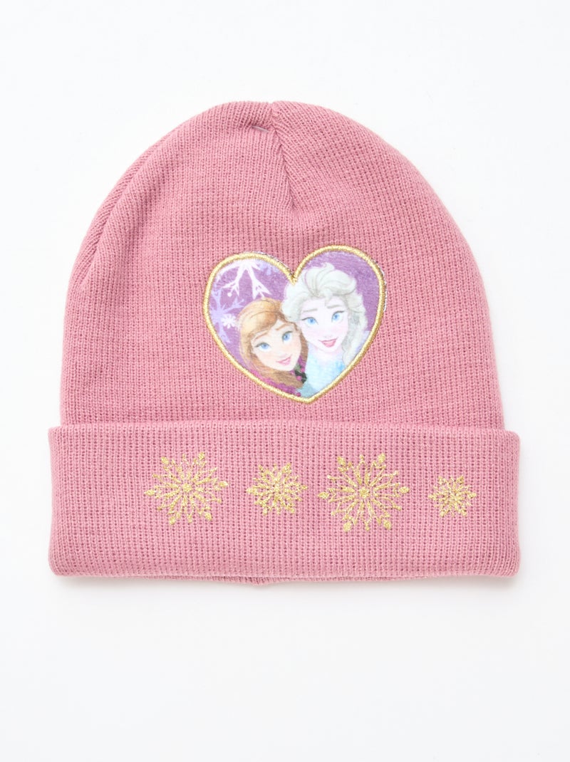 Ensemble bonnet + gants 'La reine des neiges' - 2 pièces Rose - Kiabi