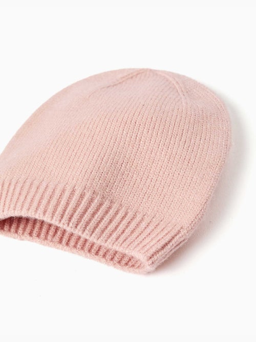 Ensemble bonnet + moufles en maille - Kiabi