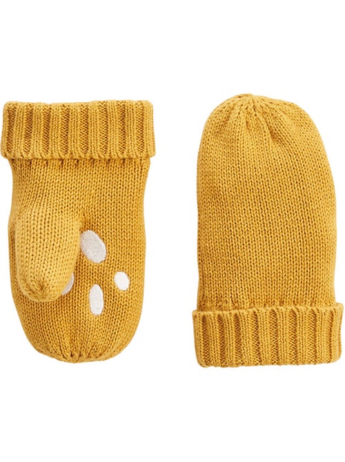 Ensemble bonnet, moufles et cache-cou enfant en tricot Charly - Kiabi