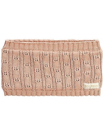 Ensemble bonnet, moufles et cache-cou enfant en tricot Esmée