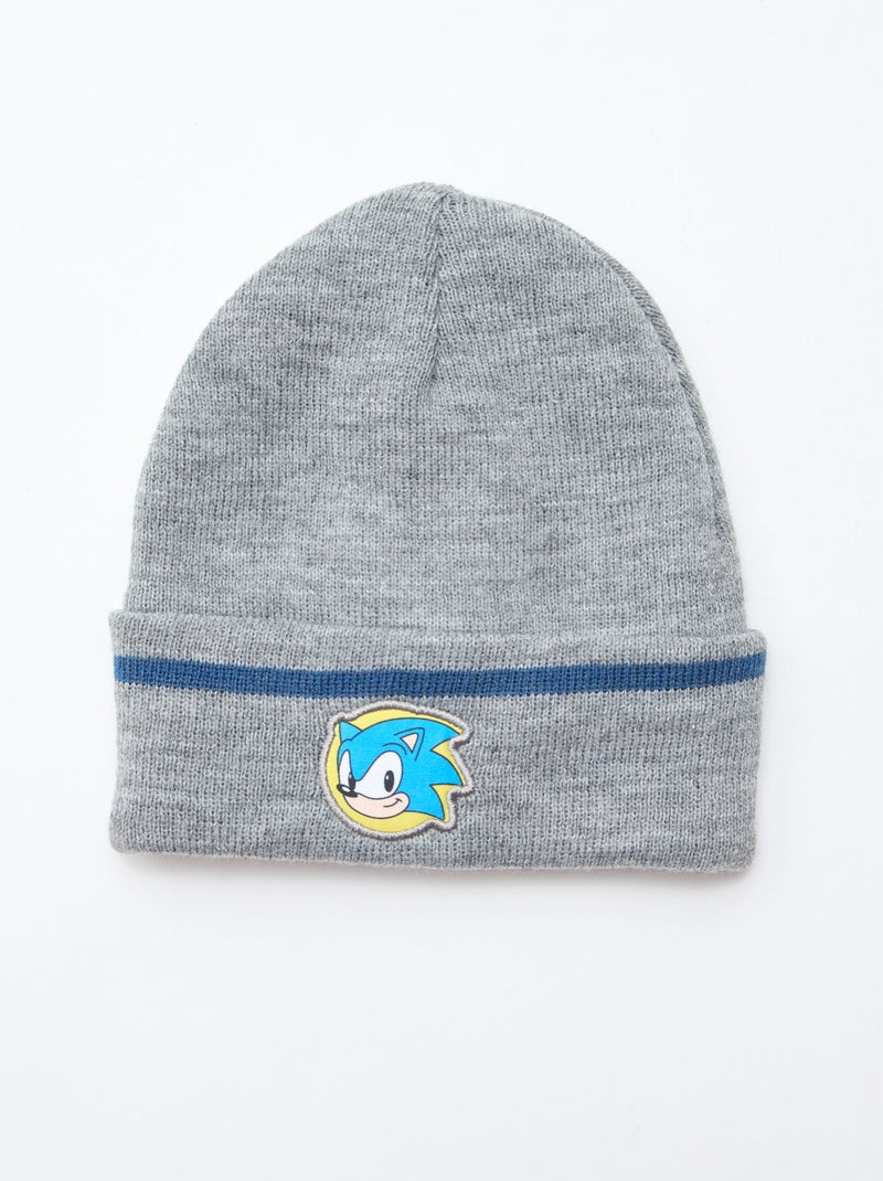 Ensemble bonnet + snood 'Sonic' Gris - Kiabi