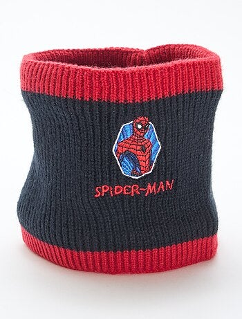 Ensemble bonnet + snood 'Spiderman' 'Marvel'