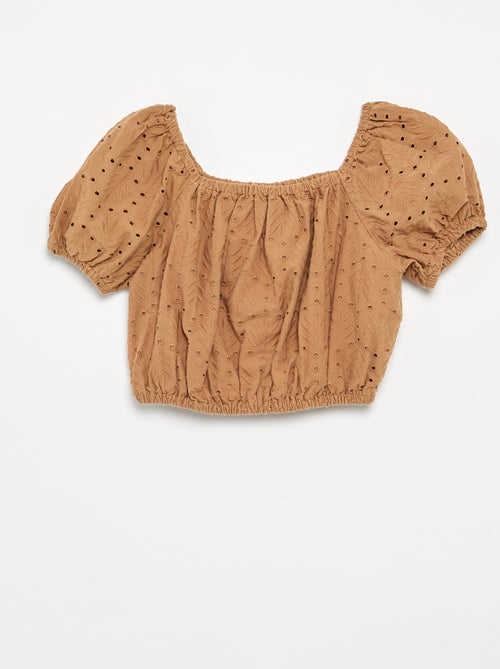 Ensemble brodé 2 pièces - short + blouse - Kiabi