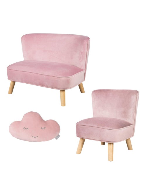Ensemble canapé + fauteuil + coussin nuage 'Lil Sofa' ROBA - Kiabi
