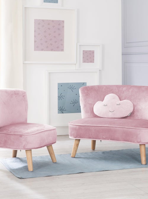 Ensemble canapé + fauteuil + coussin nuage 'Lil Sofa' ROBA - Kiabi