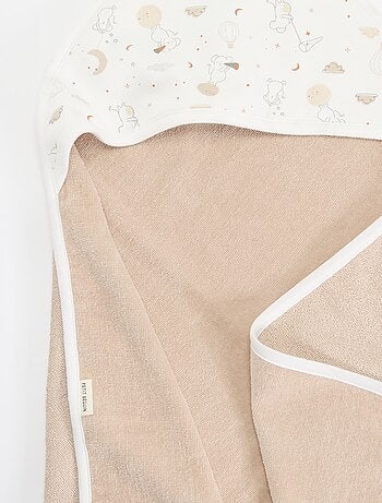 Ensemble cape de bain + gants - 2 pièces
