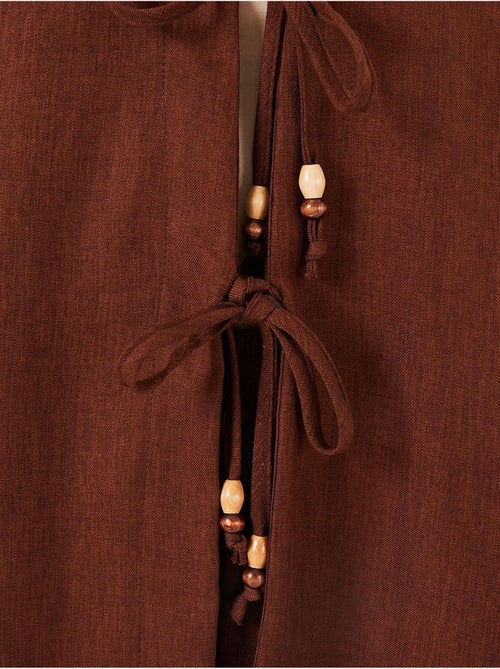 Ensemble cardigan à col en v et pantalon à jambes larges bdart - Kiabi