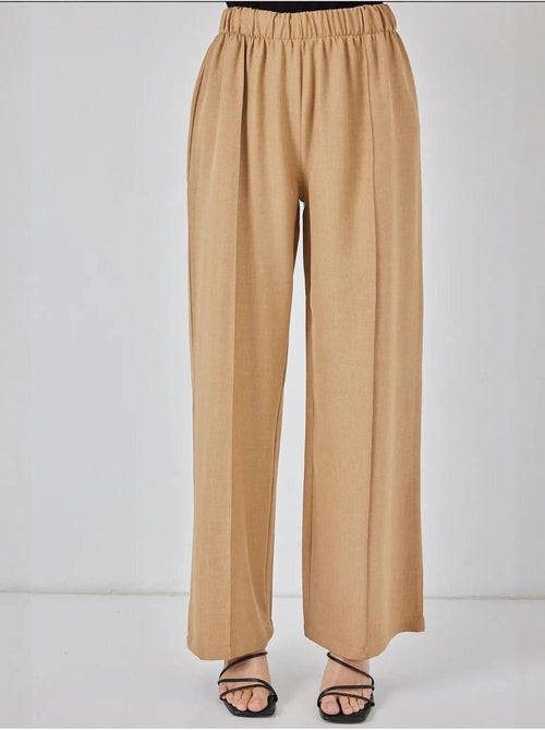 Ensemble cardigan à col en v et pantalon à jambes larges bdart - Kiabi