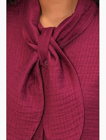Ensemble chemise et pantalon large texturé bdart