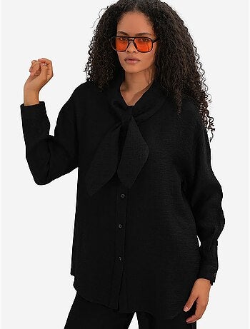 Ensemble chemise et pantalon large texturé bdart