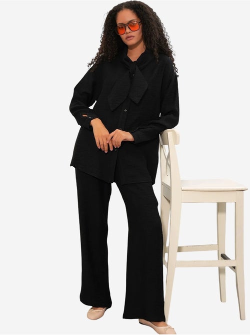 Ensemble chemise et pantalon large texturé bdart - Kiabi