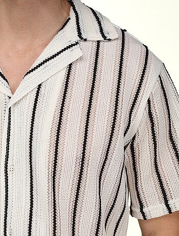 Ensemble chemise et short à rayures - Frilivin