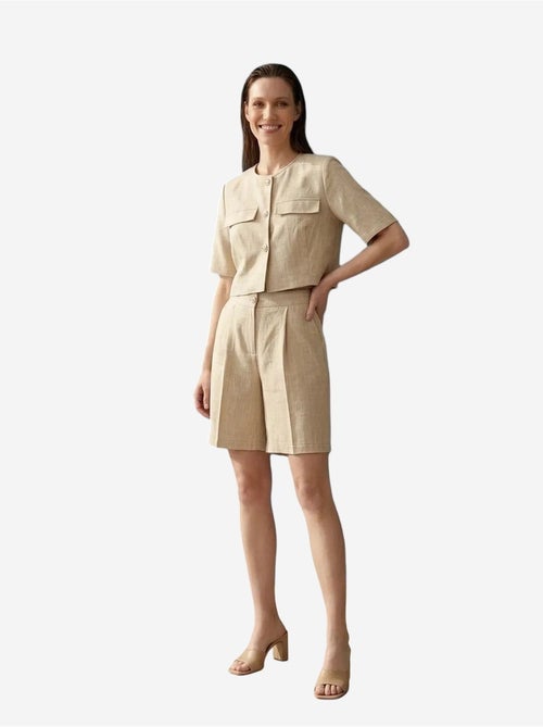Ensemble chemise et short en popeline de coton my fashion - Kiabi