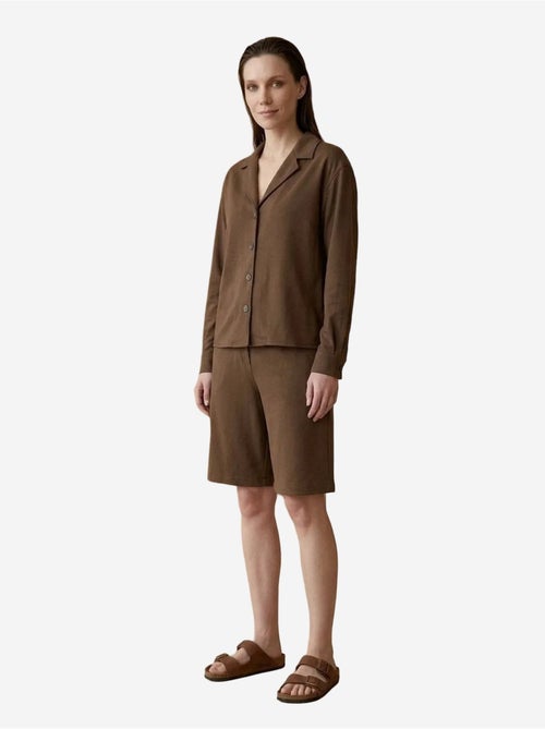 Ensemble chemise et short en popeline de coton my fashion - Kiabi