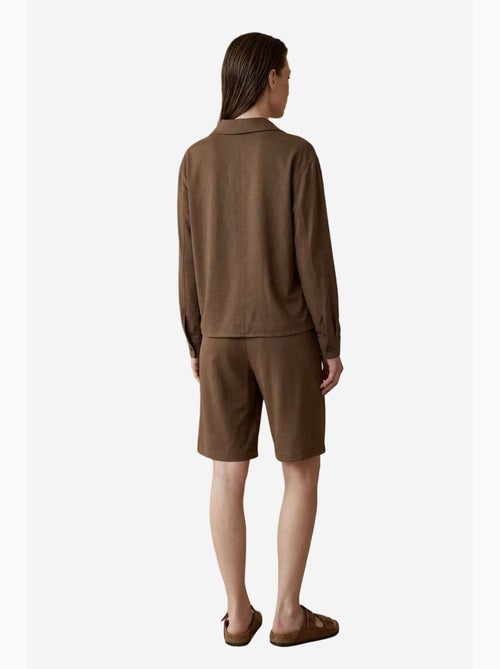 Ensemble chemise et short en popeline de coton my fashion - Kiabi