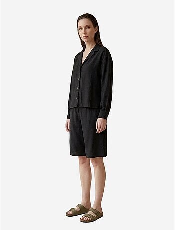 Ensemble chemise et short en popeline de coton my fashion