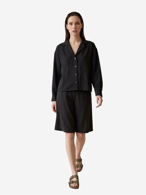 Ensemble chemise et short en popeline de coton my fashion - Kiabi